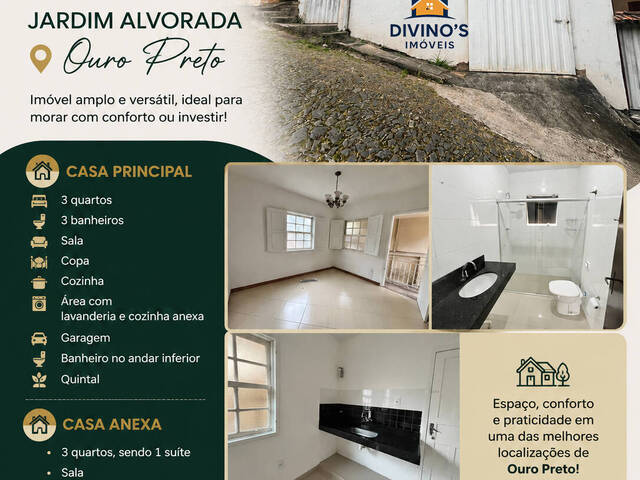 #68 - Casa para Venda em Ouro Preto - MG